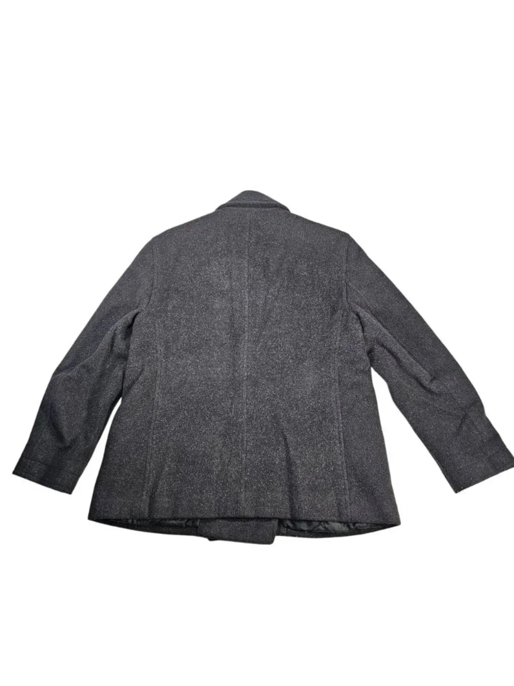 J. Crew Wool Blend Peacoat Thinsulate Lining Women's Size M Dark Charcoal Gray - Picture 2 of 10
